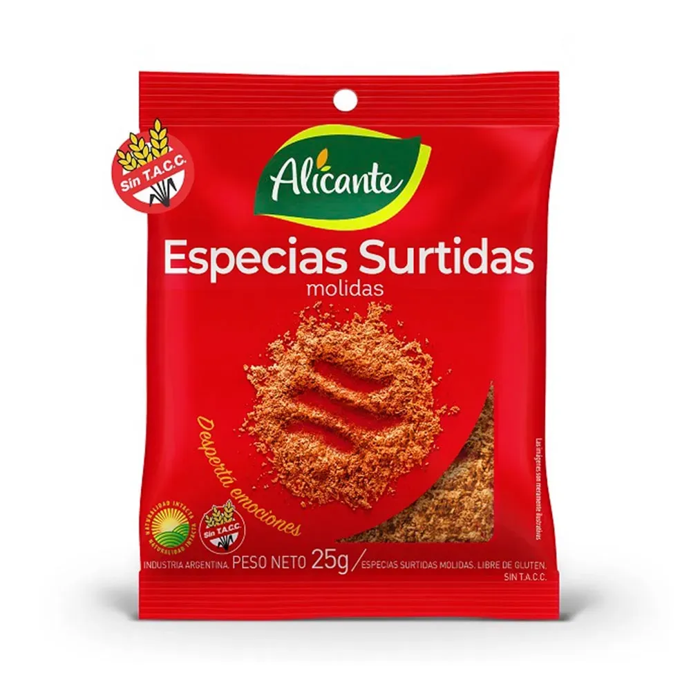 ALICANTE ESPECIAS SURTIDAS 25G.