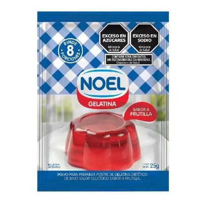 NOEL GELATINA FRUTILLA 25gr