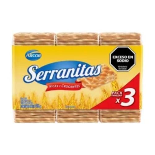 ARCOR SERRANITAS 3x105gr