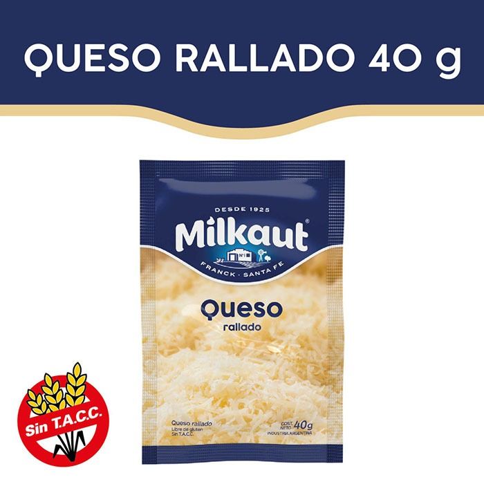 MILKAUT QUESO RALLADO  40gr