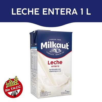 MILKAUT LECHE UAT ENTERA 1lt
