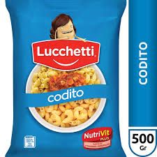 FIDEOS LUCCHETTI CODITOS 500GR