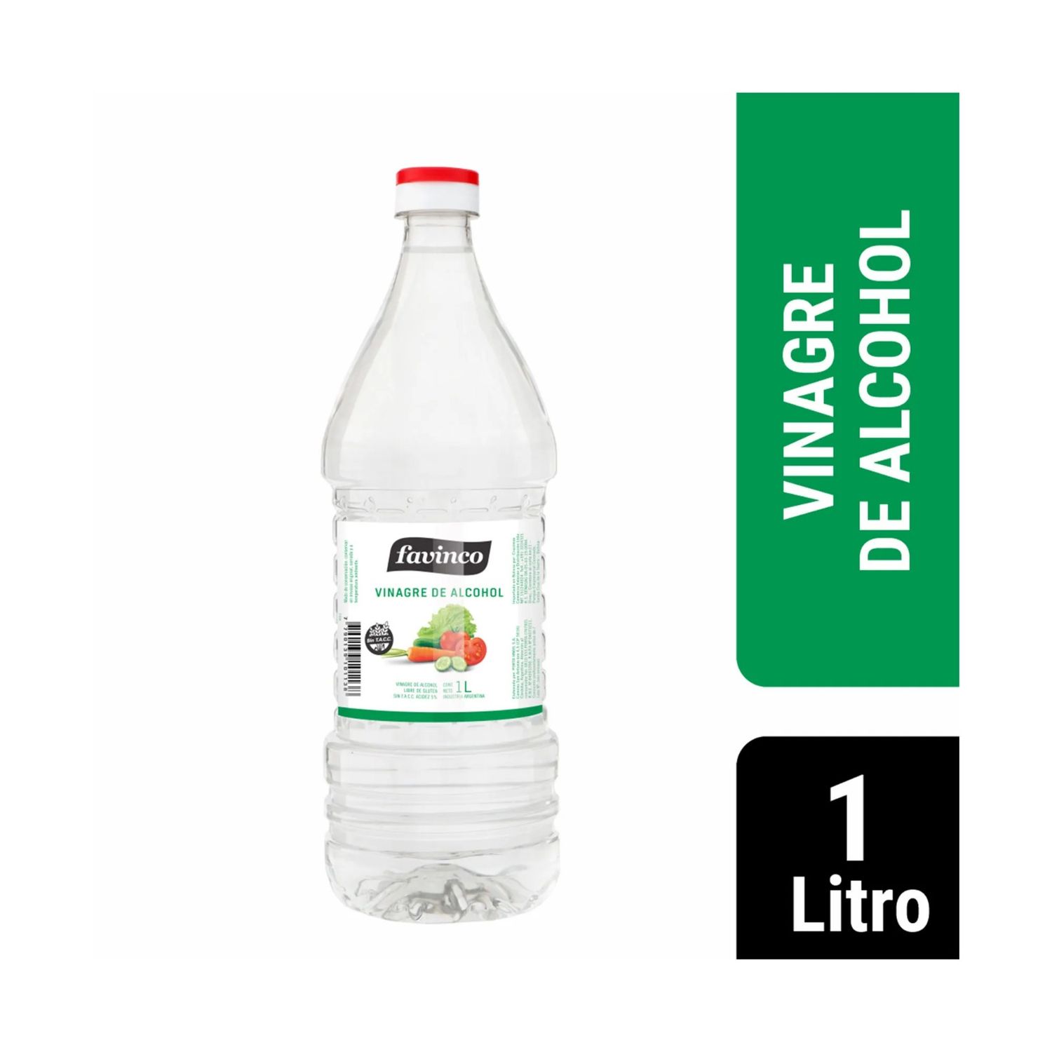 FAVINCO VINAGRE DE ALCOHOL SIN TACC 1000ml