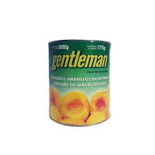 DURAZNOS MITADES GENTLEMAN 3 KG