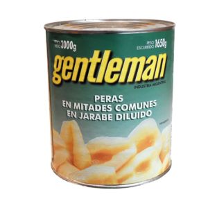 PERAS EN MITADES GENTLEMAN 820g