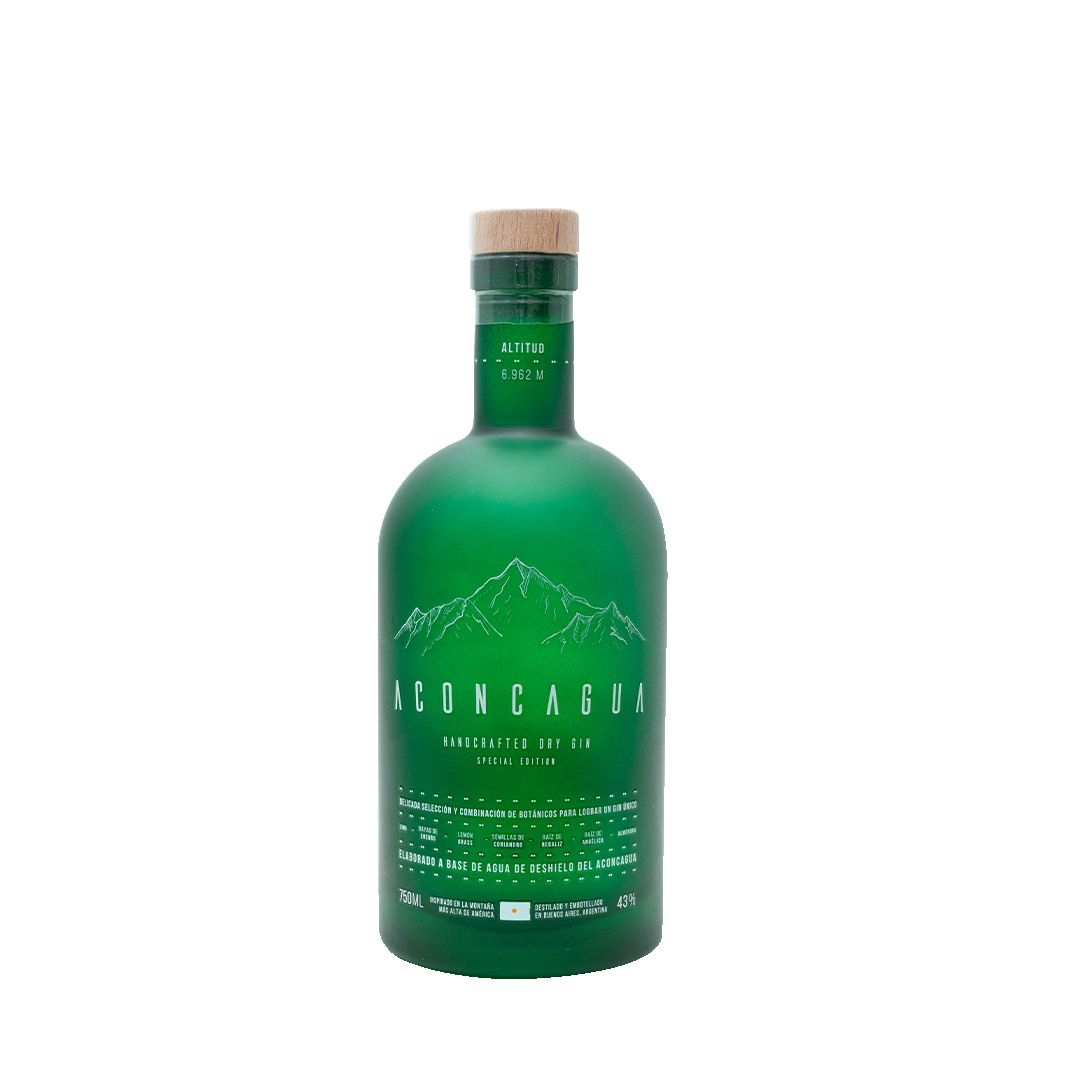GIN ACONCAGUA BOTELLA VERDE 750cc
