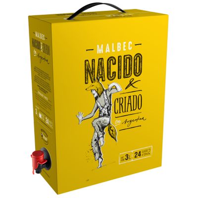 NACIDO Y CRIADO MALBEC 3000cc
