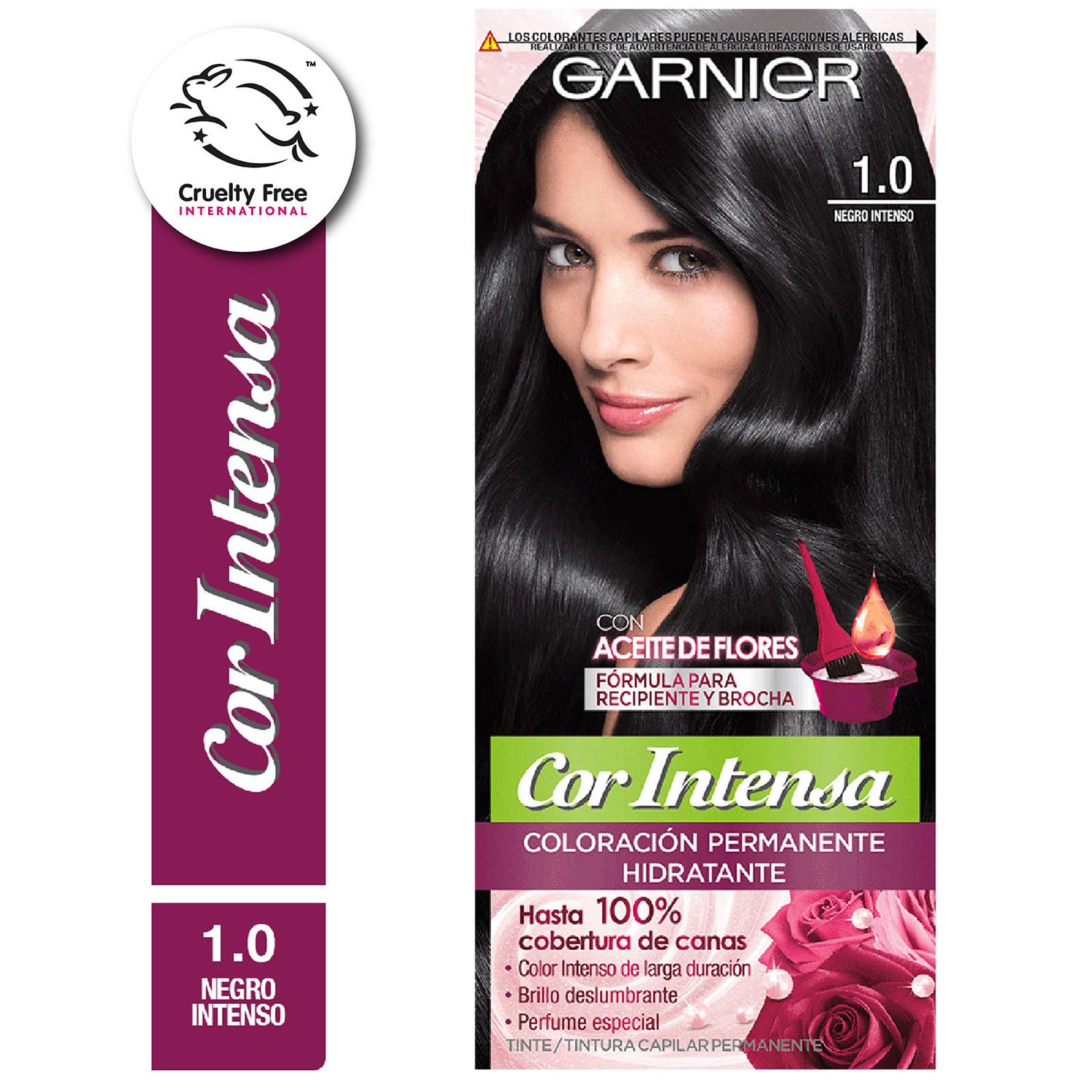 GARNIER COR INTENSA COLORACION NEGRO INTENSO 1.0 1und.