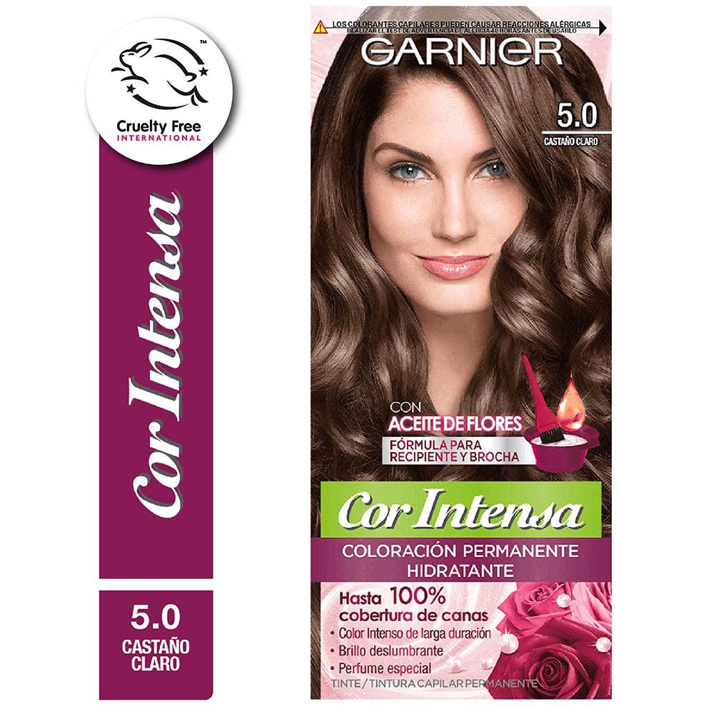 GARNIER COR INTENSA COLORACION CASTAÑO CLARO 5.0 1und.