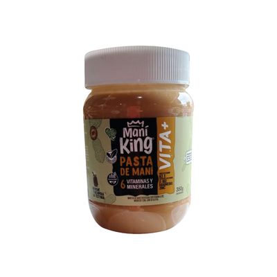 MANI KING PASTA DE MANI NAT VIT+ x350grs