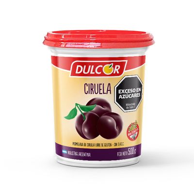DULCOR MERMELADA CIRUELA POTE x500gr