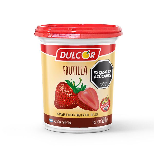DULCOR MERMELADA FRUTILLA POTE x500gr