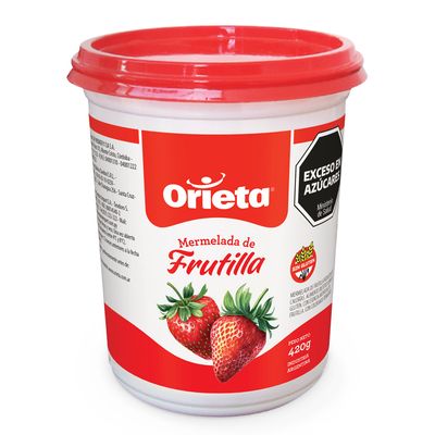 ORIETA MERMELADA FRUTILLA POTE x420gr
