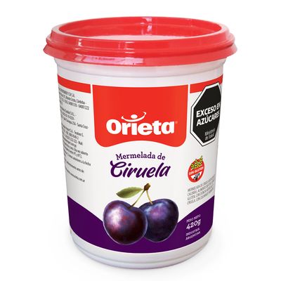 ORIETA MERMELADA CIRUELA POTE x420gr