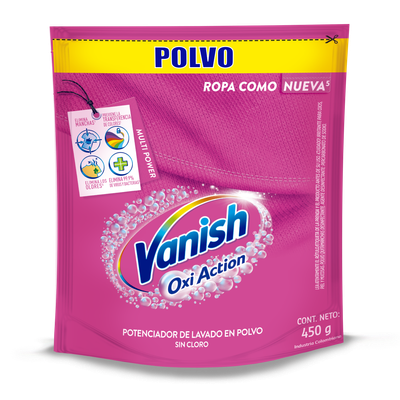 VANISH QUITAMANCHA POLVO ROSA D/P 12x450grs