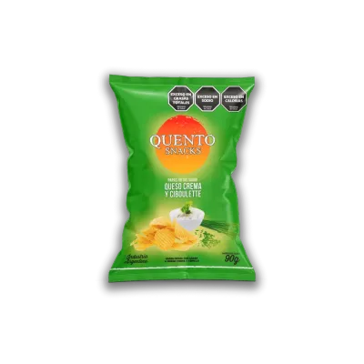 QUENTO PAPAS CREMA Y CIBOULETTE x82gr