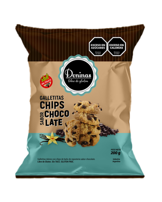 DONINAS GALLETITAS DULCES C/ CHIP CHOCO 200gr