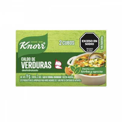 KNORR CALDO CUBO VERDURA X2 cub