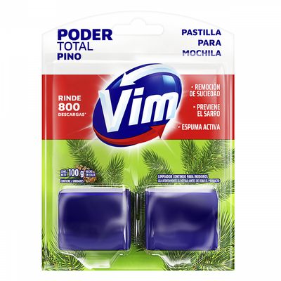 VIM PASTILLA P/INODORO PINO X100G