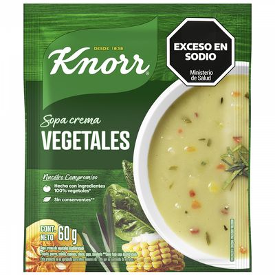KNORR SOPA CREMA VEGETALES x60g