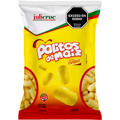 JULICROC PALITOS DE MAIZ QUESO 400gr