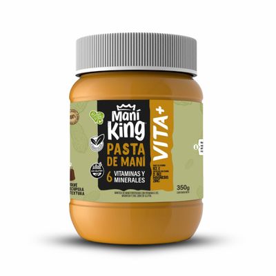 MANI KING PASTA DE MANI NAT VIT+ x350grs