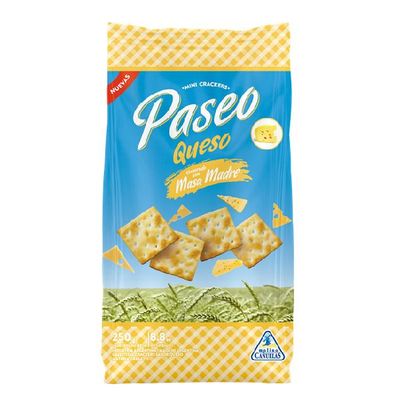 GALLETITAS PASEO CRACKERS QUESO x250gr