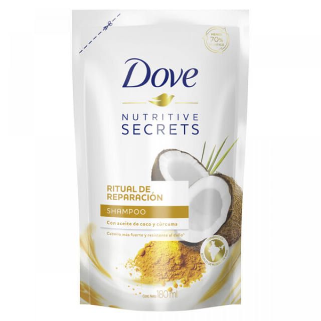 DOVE SH/ RITUAL REPARACION COCO D/P X180ML