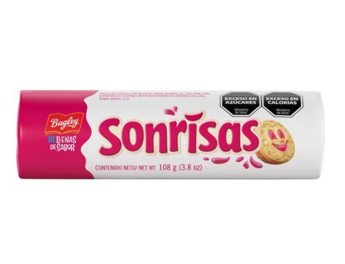 BAGLEY SONRISAS FRAMBUESA x108gr