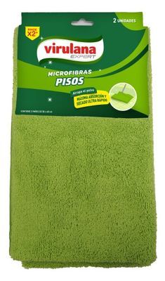 VIRULANA PAÑO MICROFIBRA PISOS x2und