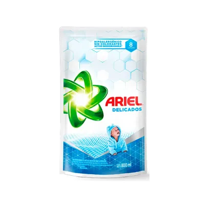 ARIEL JABON LIQ. P/ROPA DELICADOS D/P x800cc
