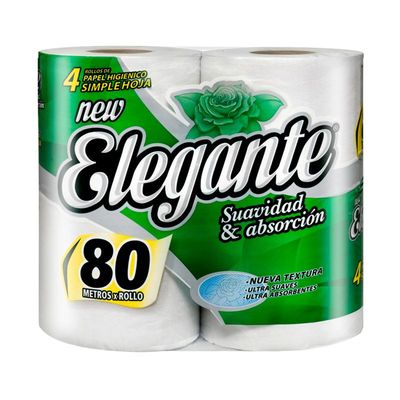 ELEGANTE PAPEL HIGIENICO SH MAX x4x80m