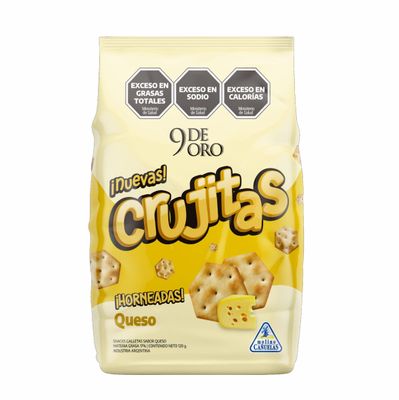 9 DE ORO CRUJITAS QUESO x120grs
