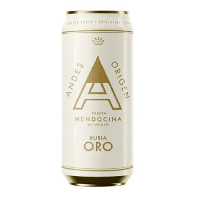 CERV. ANDES ORIGEN ORO LATA 473cc