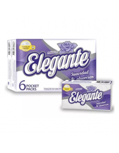 ELEGANTE PA�UELOS DH POCKET x6x10u