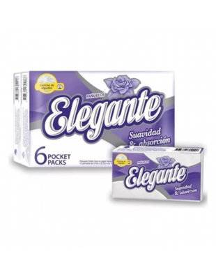 ELEGANTE PA�UELOS DH POCKET x6x10u