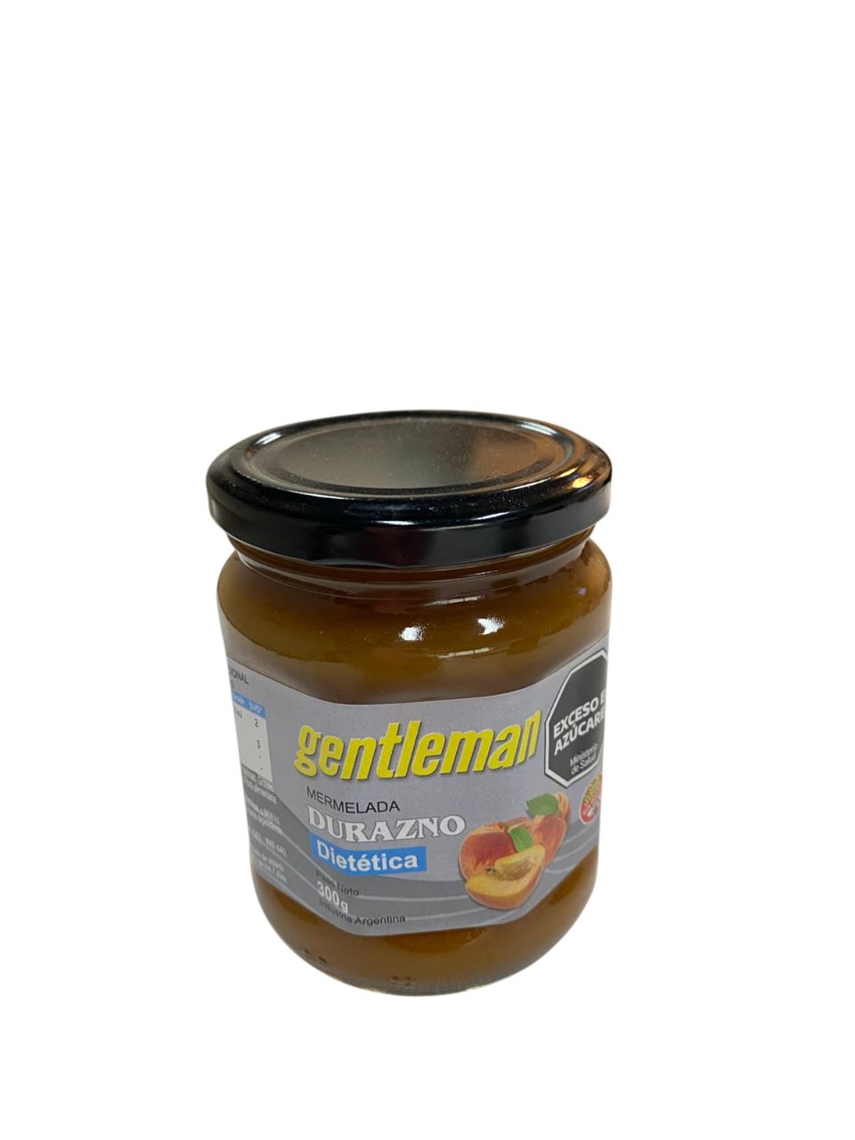 MERMELADA DURAZNOS DIET GENTL x300gr