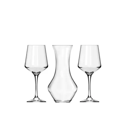 NADIR SET DECANTER + 2 COPAS BRUNELLO X1,93LTS