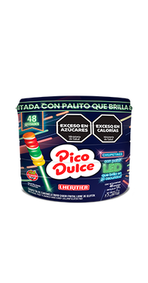 PICO DULCE CHUPETIN POTE LED x48x14gr