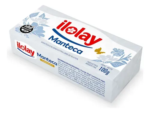 ILOLAY MANTECA S/SAL X100Gr