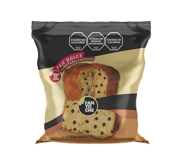 FANTOCHE PAN DULCE C/CHIPS CHOCOLATE x400grs
