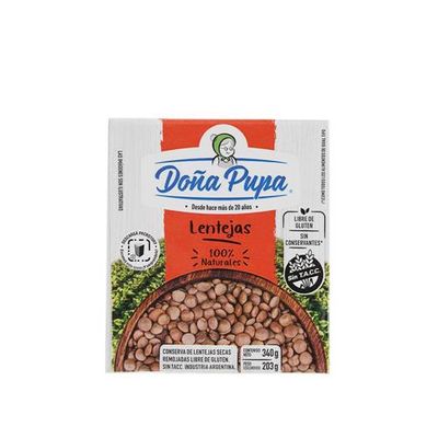 DOÑA PUPA LENTEJAS TETRA x340gr