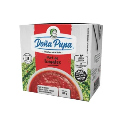 DOÑA PUPA PURE DE TOMATE TETRA x520grs