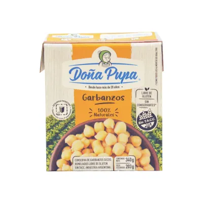 DOÑA PUPA GARBANZOS TETRA x340gr