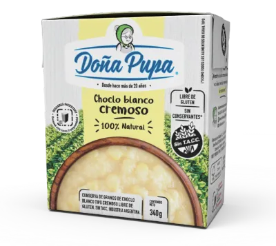 DOÑA PUPA CHOCLO EN CREM. BLANCO x340gr