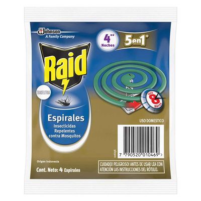 RAID ESPIRALES X1X4 UNI