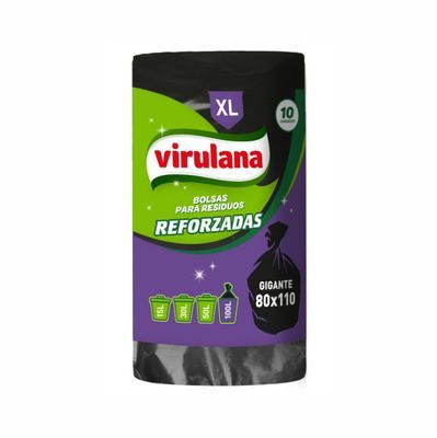 VIRULANA BOLSAS ROLLO XL 80x110cm x10und.