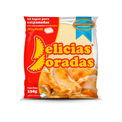 DELICIAS DORADAS T. EMP HOJALDRADA X330Grs.