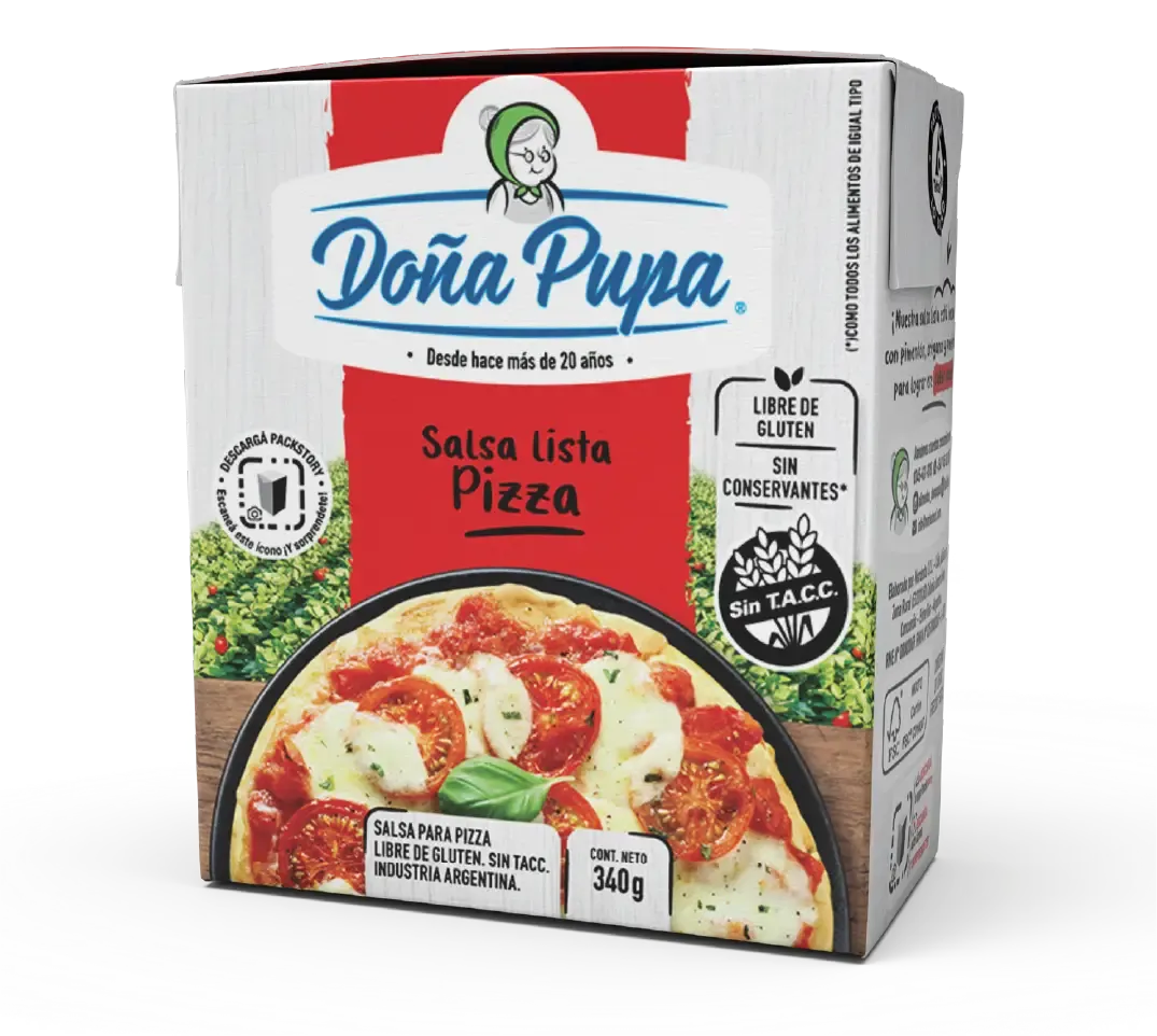 DOÑA PUPA  SALSA PIZZA TETRA x340gr