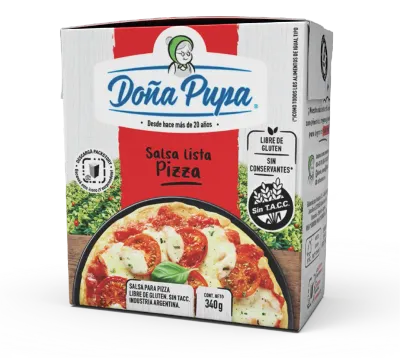 DOÑA PUPA  SALSA PIZZA TETRA x340gr